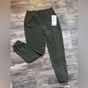 Adapted state joggers full length dark olive green. NWT